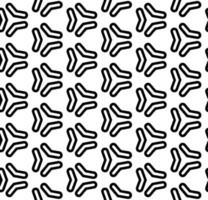 Black and white seamless abstract pattern. Background and backdrop. Grayscale ornamental design. Mosaic ornaments. Vector graphic illustration.