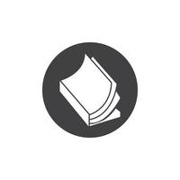 Book icon and symbol vector template