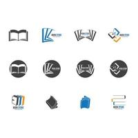 Book icon and symbol vector template