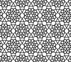 mashrabiya arabesco islámico de patrones sin fisuras vector