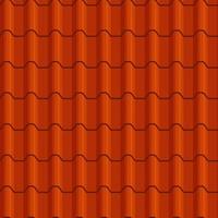 Orange roof tile, seamless background pattern vector