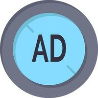 Ad Blocker Ad Blocker Digital  Flat Color Icon Vector icon banner Template