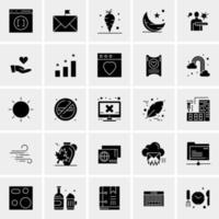 25 Universal Business Icons Vector Creative Icon Illustration to use in web and Mobile Related project