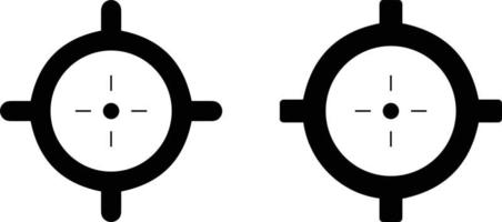 Target goal icon. target focus arrow. marketing aim design vector