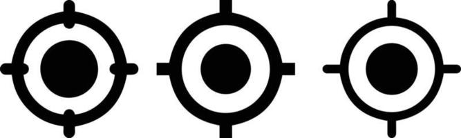 sniper rifle target. Focus target vector icon. Target goal icon. target focus arrow. marketing aim design