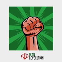 vector de ilustración de la revolución de Irán, libertad de vida de la mujer perfecta para imprimir, afiche, etc.