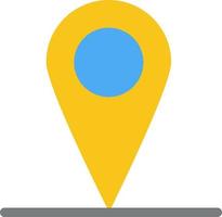 Location Map Interface  Flat Color Icon Vector icon banner Template