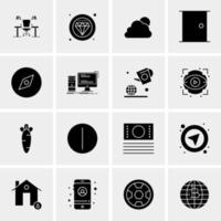 16 Universal Business Icons Vector Creative Icon Illustration to use in web and Mobile Related project