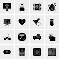 16 Universal Business Icons Vector Creative Icon Illustration to use in web and Mobile Related project