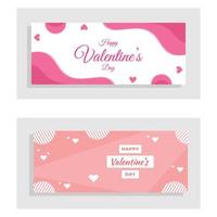 Happy Valentine's Days Banner Design vector