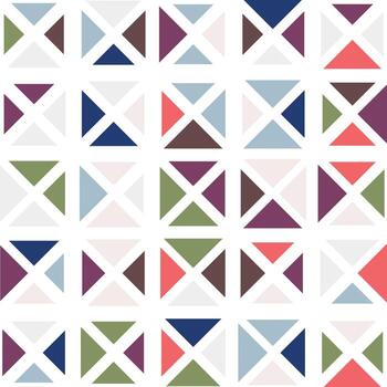 patrón de bauhaus en forma de rectángulo geométrico. diseño vectorial y plantilla de arte moderno vector