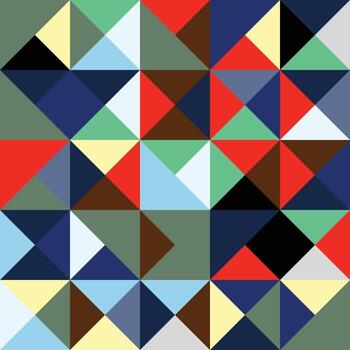 patrón de bauhaus en forma de rectángulo geométrico. diseño vectorial y plantilla de arte moderno vector