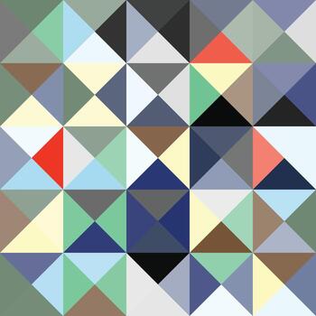 patrón de bauhaus en forma de rectángulo geométrico. diseño vectorial y plantilla de arte moderno vector