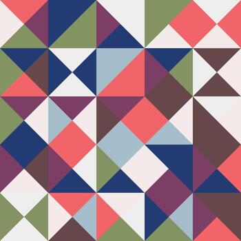 patrón de bauhaus en forma de rectángulo geométrico. diseño vectorial y plantilla de arte moderno vector