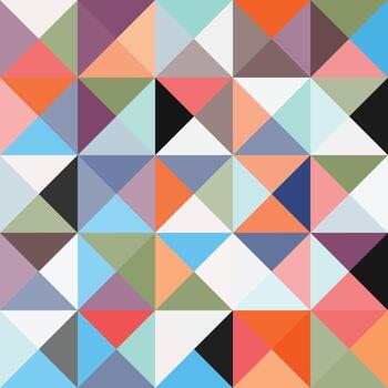 patrón de bauhaus en forma de rectángulo geométrico. diseño vectorial y plantilla de arte moderno vector