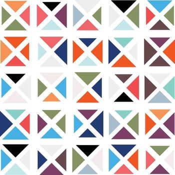 patrón de bauhaus en forma de rectángulo geométrico. diseño vectorial y plantilla de arte moderno vector