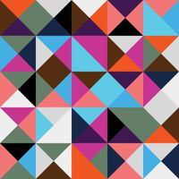 Geometric Rectangle shape Bauhaus pattern. Vector design and modern art template