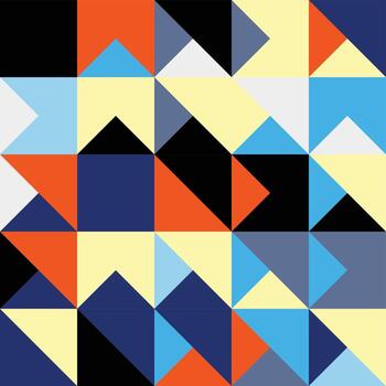 patrón de bauhaus en forma de rectángulo geométrico. diseño vectorial y plantilla de arte moderno vector