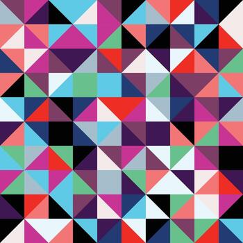 patrón de bauhaus en forma de rectángulo geométrico. diseño vectorial y plantilla de arte moderno vector