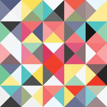 patrón de bauhaus en forma de rectángulo geométrico. diseño vectorial y plantilla de arte moderno vector