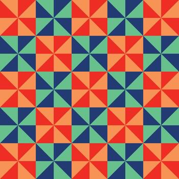 Geometric Rectangle shape Bauhaus pattern. Vector design and modern art template