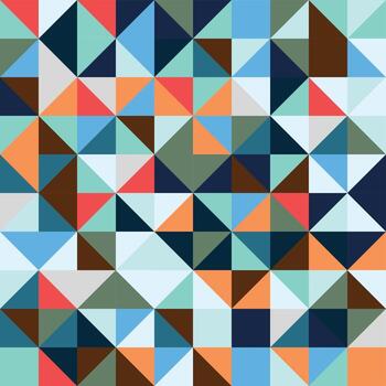 patrón de bauhaus en forma de rectángulo geométrico. diseño vectorial y plantilla de arte moderno vector