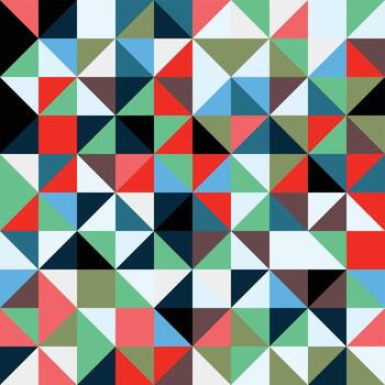 patrón de bauhaus en forma de rectángulo geométrico. diseño vectorial y plantilla de arte moderno vector