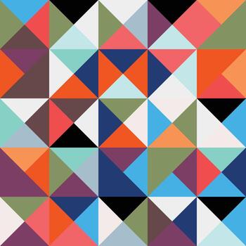 Geometric Rectangle shape Bauhaus pattern. Vector design and modern art template