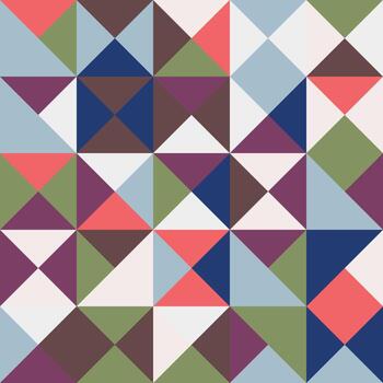 patrón de bauhaus en forma de rectángulo geométrico. diseño vectorial y plantilla de arte moderno vector