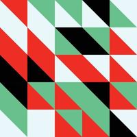 Geometric Rectangle shape Bauhaus pattern. Vector design and modern art template