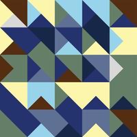 Geometric Rectangle shape Bauhaus pattern. Vector design and modern art template