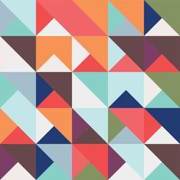Geometric Rectangle shape Bauhaus pattern. Vector design and modern art template