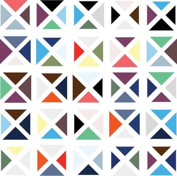 Geometric Rectangle shape Bauhaus pattern. Vector design and modern art template