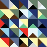 Geometric Rectangle shape Bauhaus pattern. Vector design and modern art template