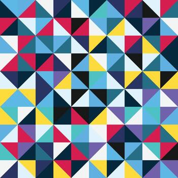 patrón de bauhaus en forma de rectángulo geométrico. diseño vectorial y plantilla de arte moderno vector