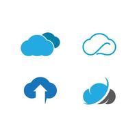 vector logo de nube