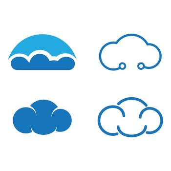 vector logo de nube