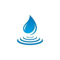 logotipo de gota de agua vector