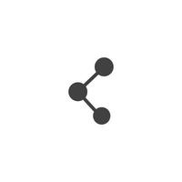 molecule logo vector