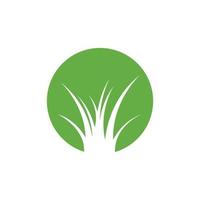 Grass logo vector