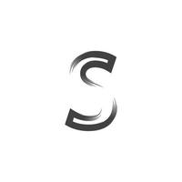 S letter vector