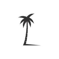 Palm tree summer illustration vector