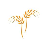 wheat Logo Template vector
