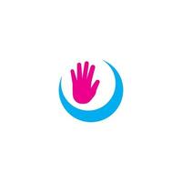 hand care logo vector