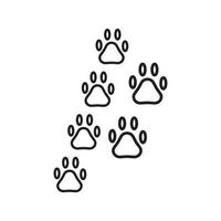 Paw logo vector