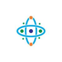 Molecule icon vector