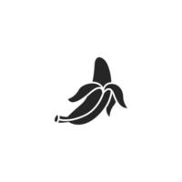 Vector sign of banana symbol is isolated on a white background. vector illustration icon color editable.