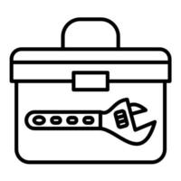 Tool Pouch Line Icon vector