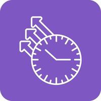 Detection of Regularities Line Round Corner Background Icons vector