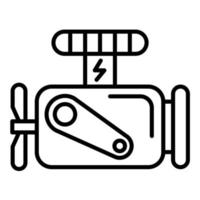 Engine Line Icon vector